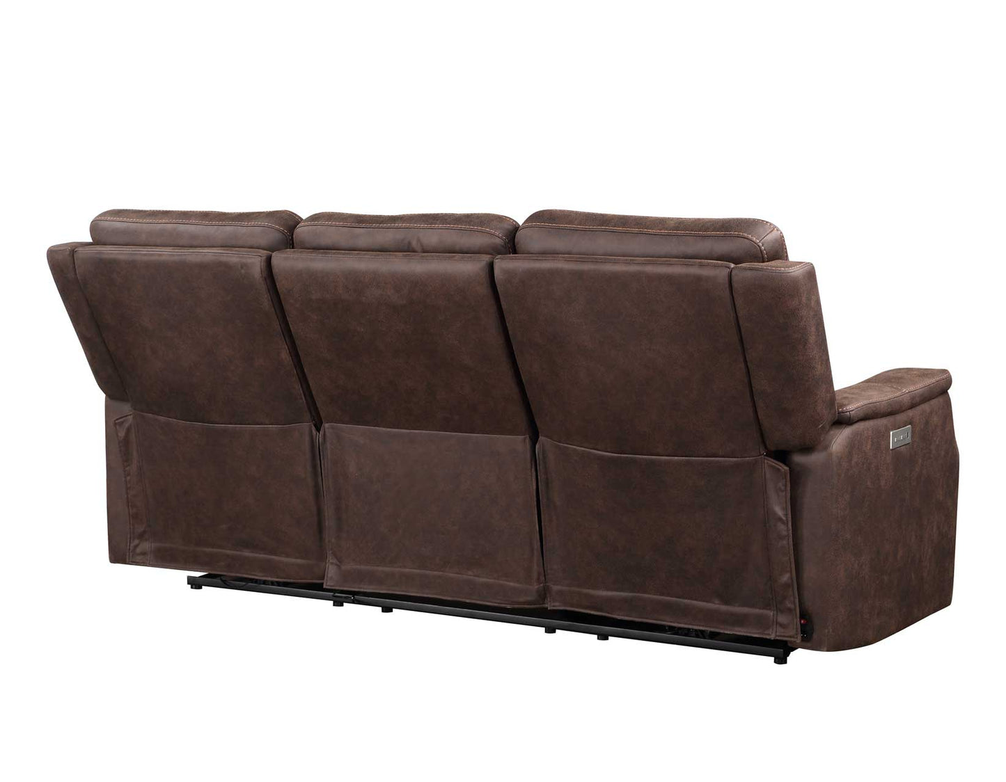 Valencia 3-Piece Dual-Power Walnut Reclining Set (Sofa, Loveseat & Chair)