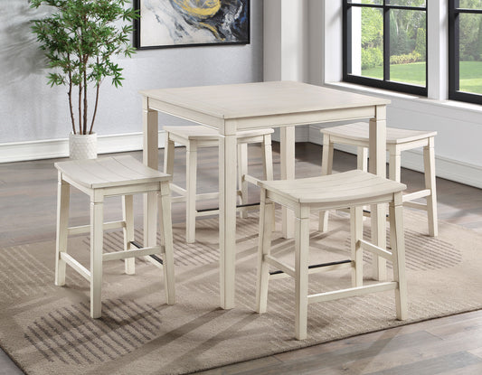 Westlake 5-Pack Counter Set(Counter Table & 4 Counter Stools)