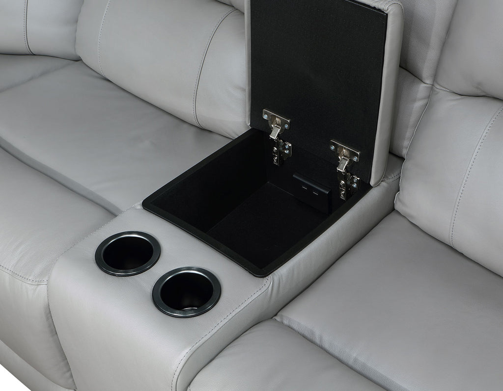 Alexandria Leather 6-Piece Power Reclining Set