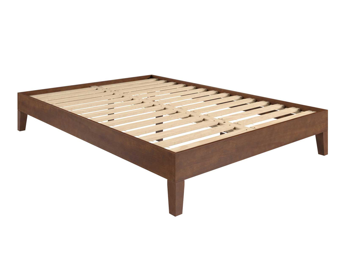 Nix Full Platform Bed, Natural