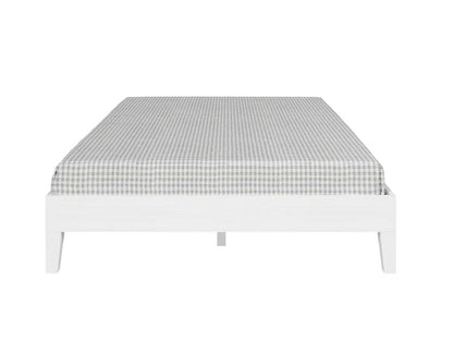 Nix Full Platform Bed, White