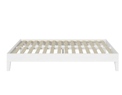 Nix Full Platform Bed, White