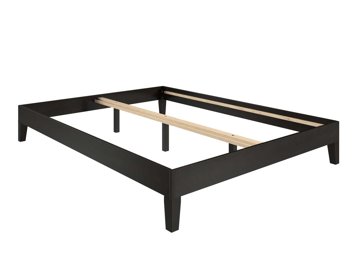 Nix Queen Platform Bed, Black