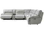 Olsen 6-Piece Sectional, Dual-Power Zero-Gravity Reclining