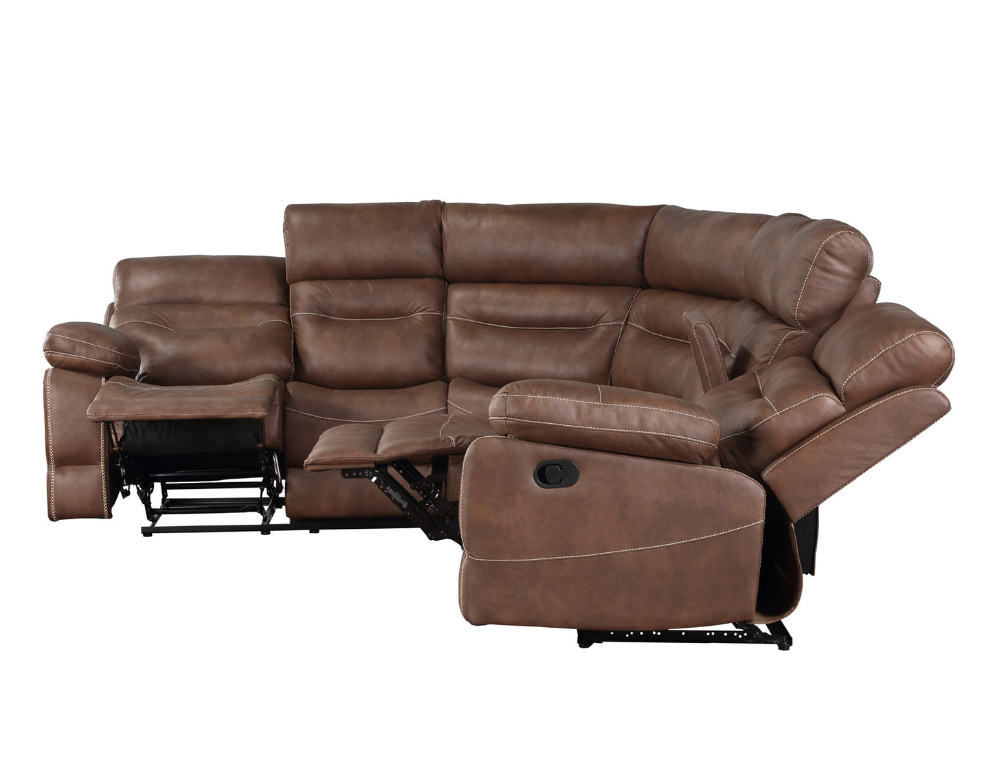 Rudger 3-Piece Manual Reclining Sectional