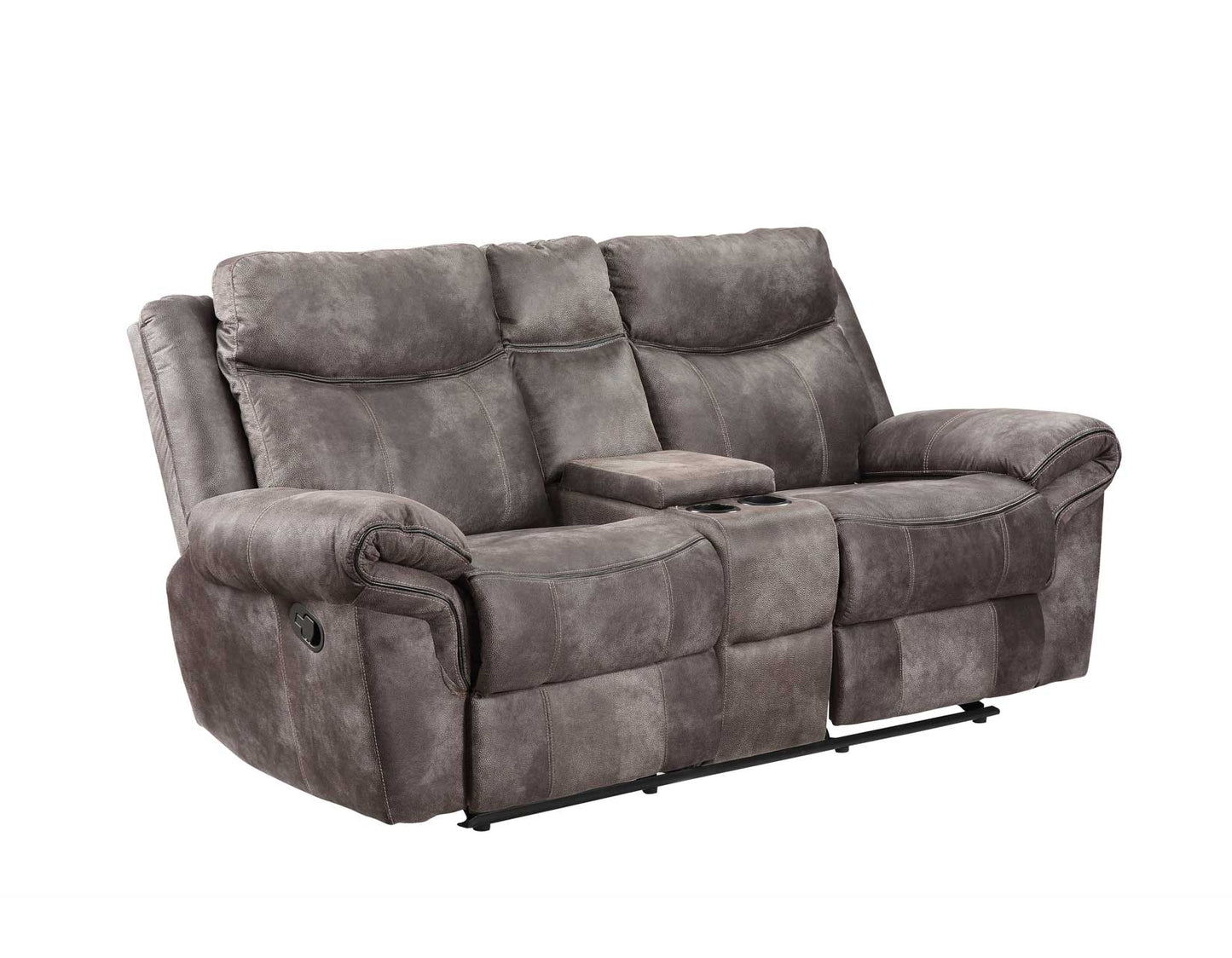 Nashville 3-Piece Manual Reclining Set, Grey