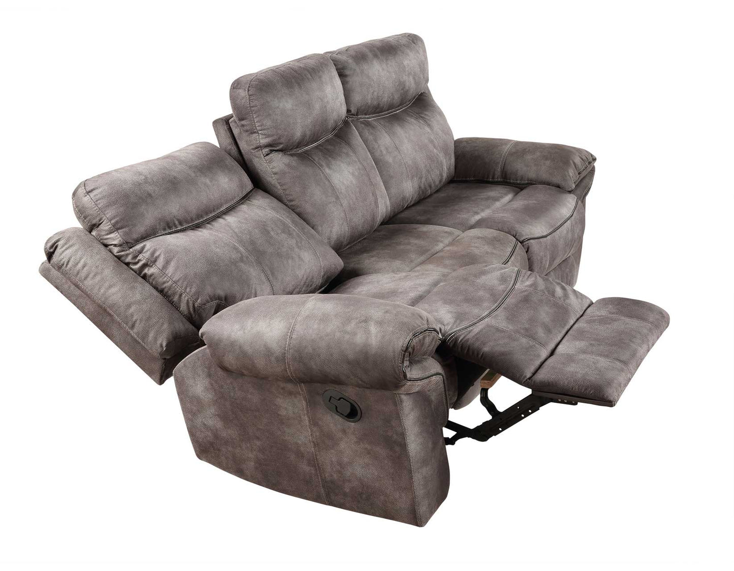 Nashville 3-Piece Manual Reclining Set, Grey