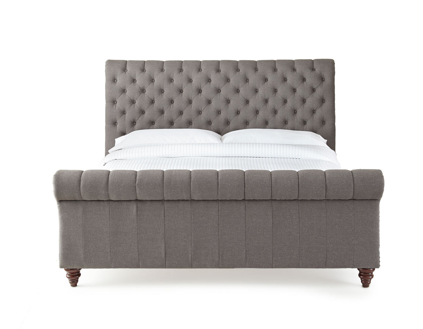 Swanson King Bed, Gray