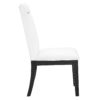 Yves 5 Piece Dining Set (Table & 4 White Performance Side Chairs)