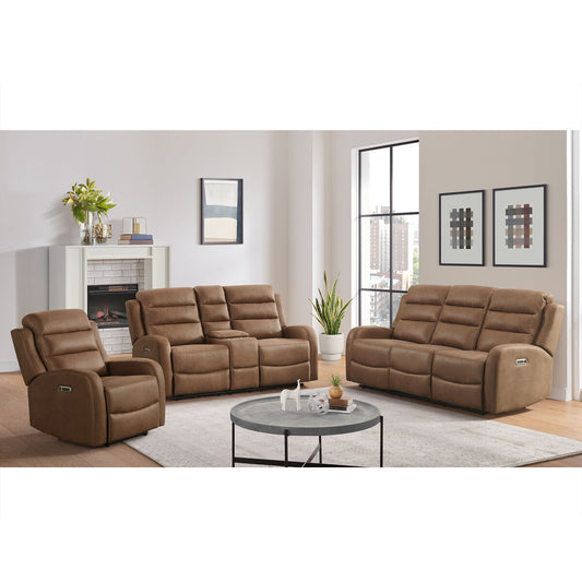 Pecos Power Motion Sofa and Loveseat Set