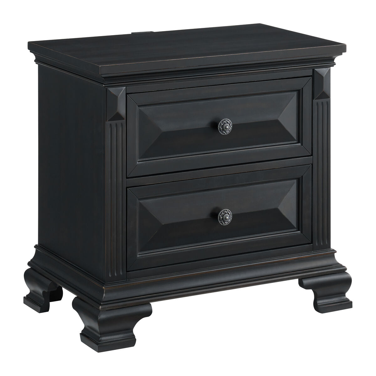 Bridgestone 2-Drawer Nightstand with USB