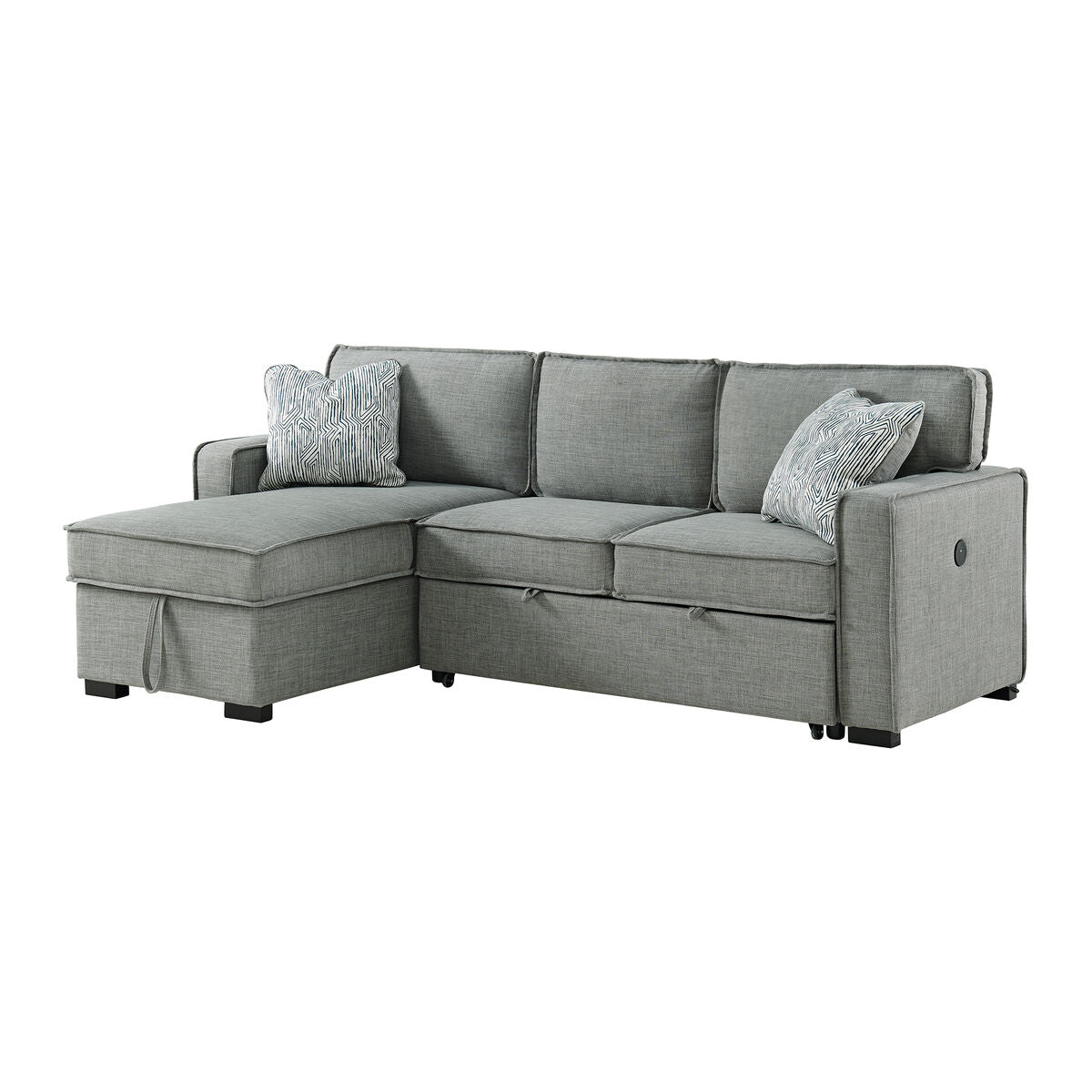 Aria Coddle Chofa with DDT ; USB ; Pullout ; Storage Chaise