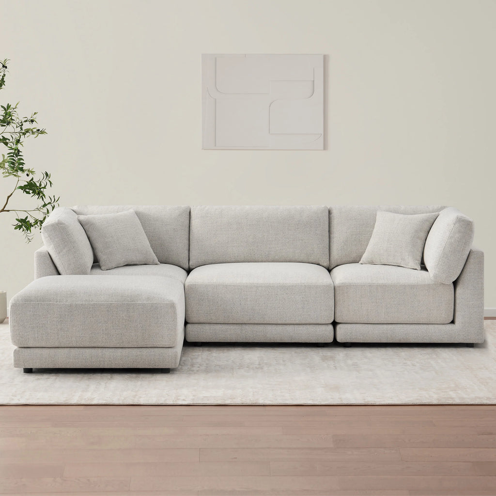 DAYNA 4-PIECE FABRIC MODULAR SECTIONAL