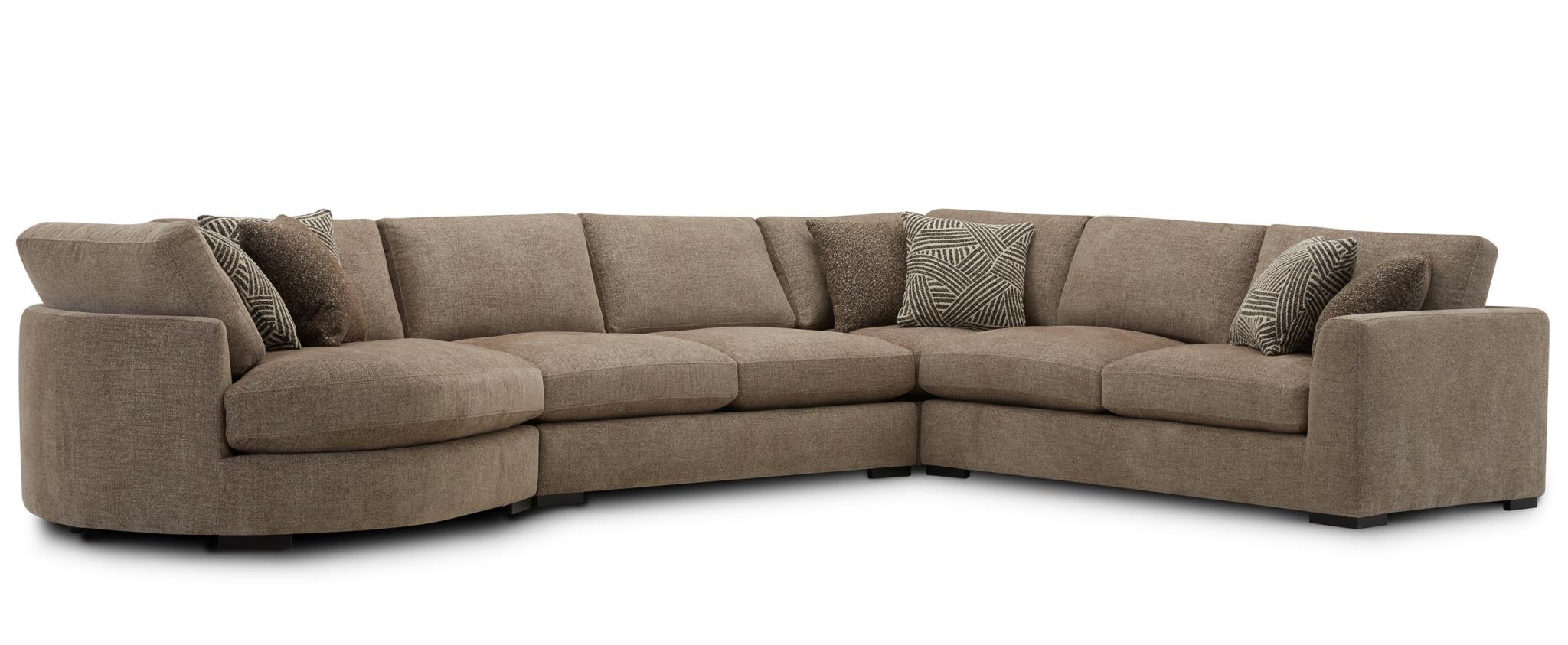 Fossil 4-Piece Bump Sectional