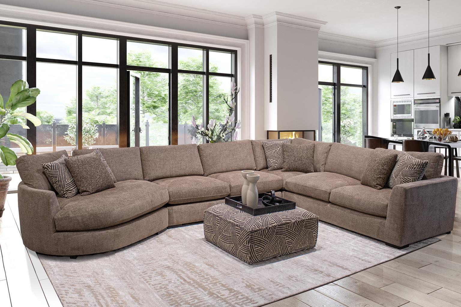 Fossil 4-Piece Bump Sectional