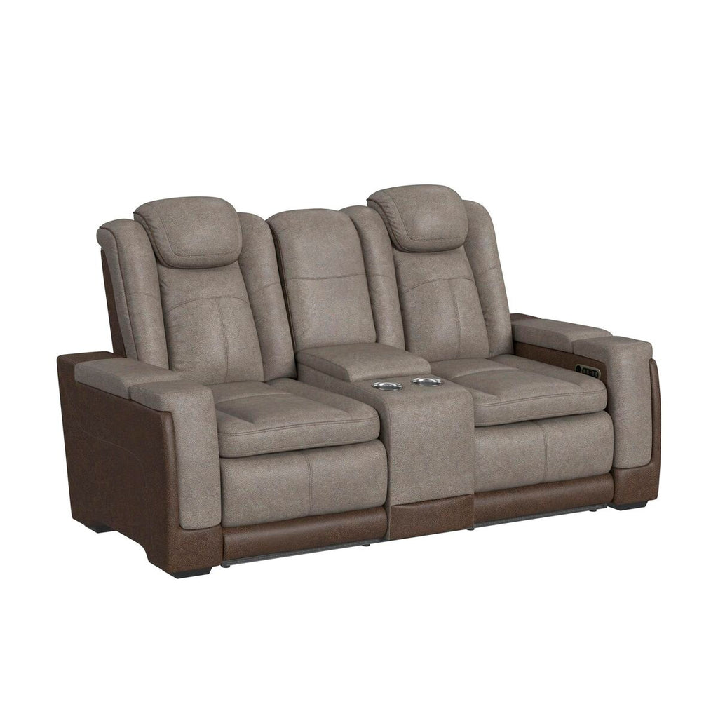 LANTANA POWER MOTION LOVESEAT WITH POWER HEADREST; LED; AND CONSOLE