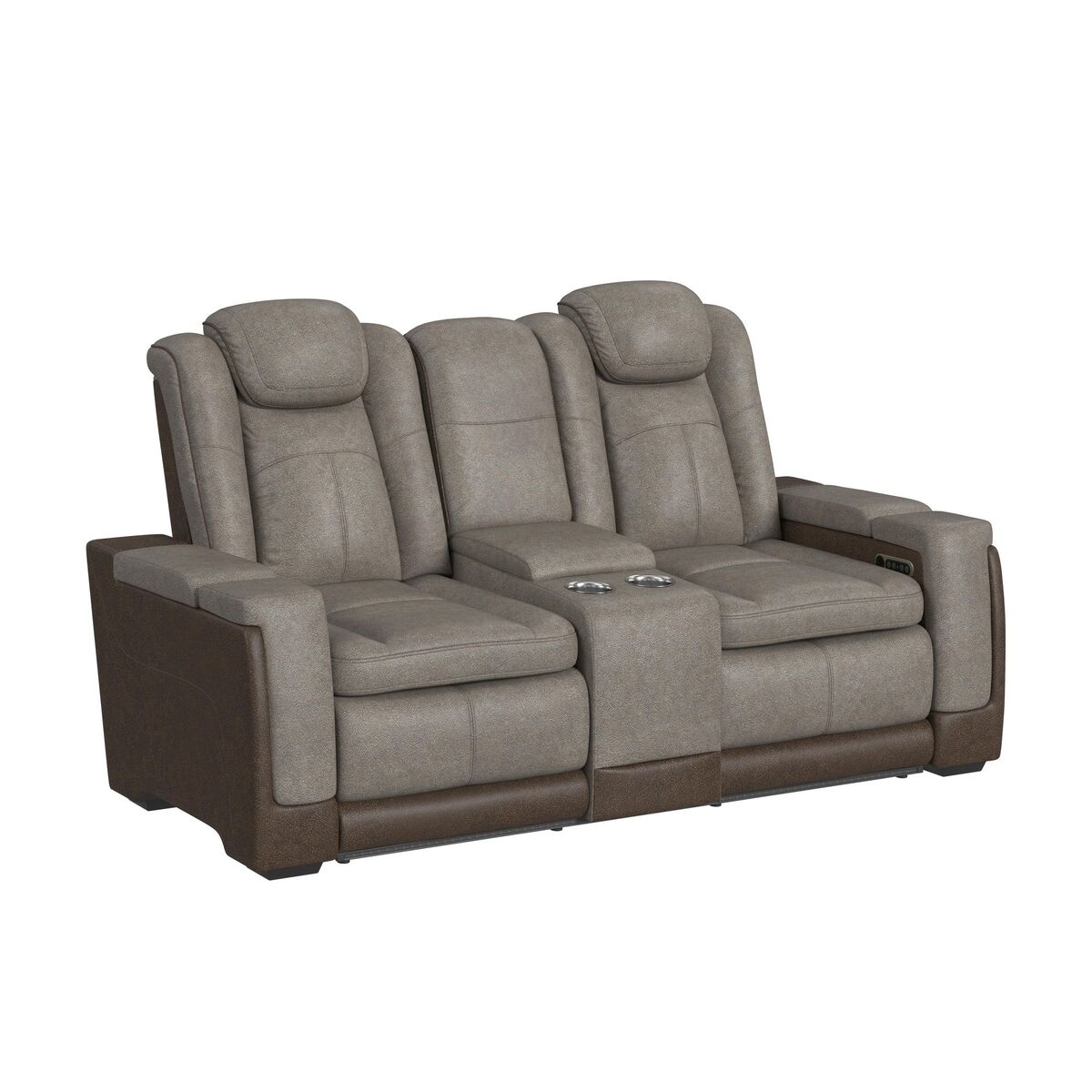 LANTANA POWER MOTION LOVESEAT WITH POWER HEADREST; LED; AND CONSOLE