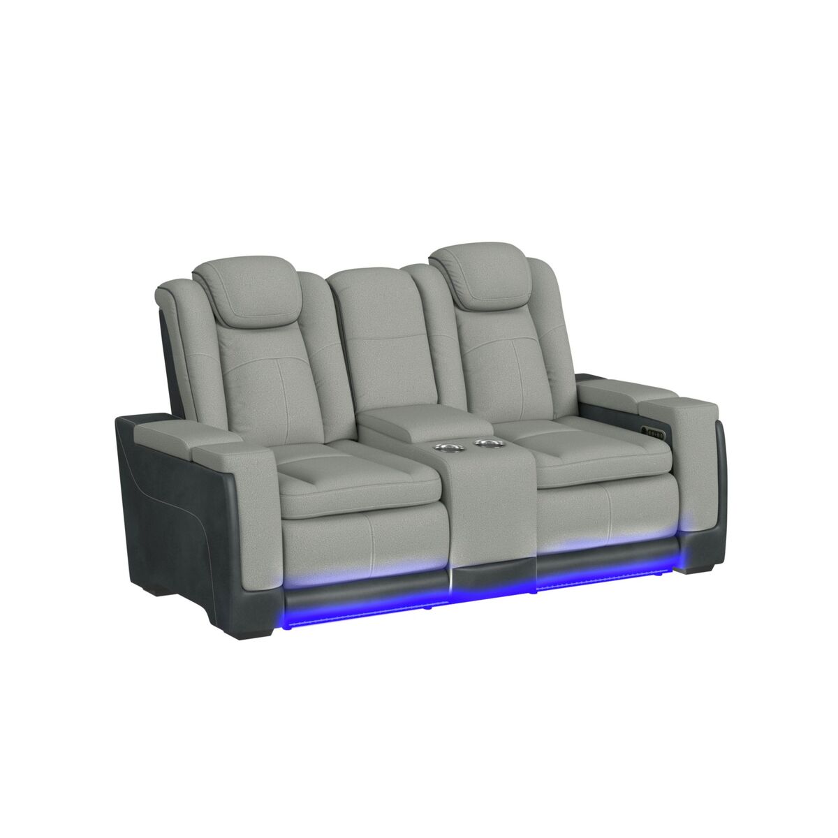 LANTANA POWER MOTION LOVESEAT WITH POWER HEADREST; LED; AND CONSOLE