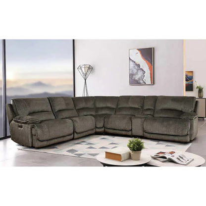 Redding 6-Piece Fabric Power Reclining Sectional