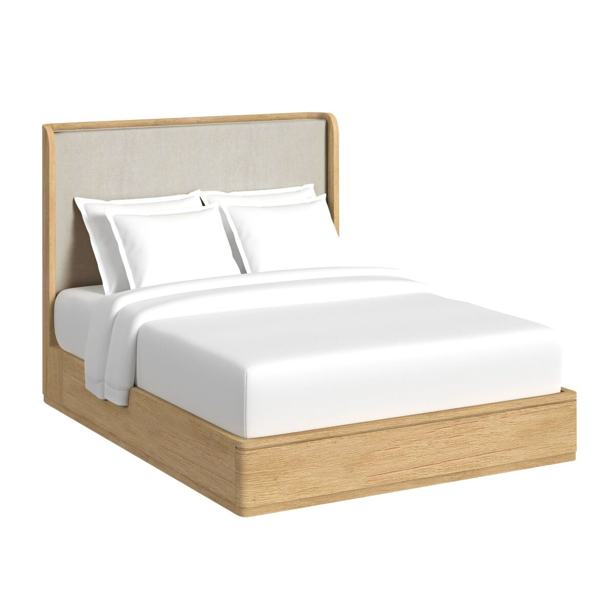 Rosalie UPH Bed in Natural