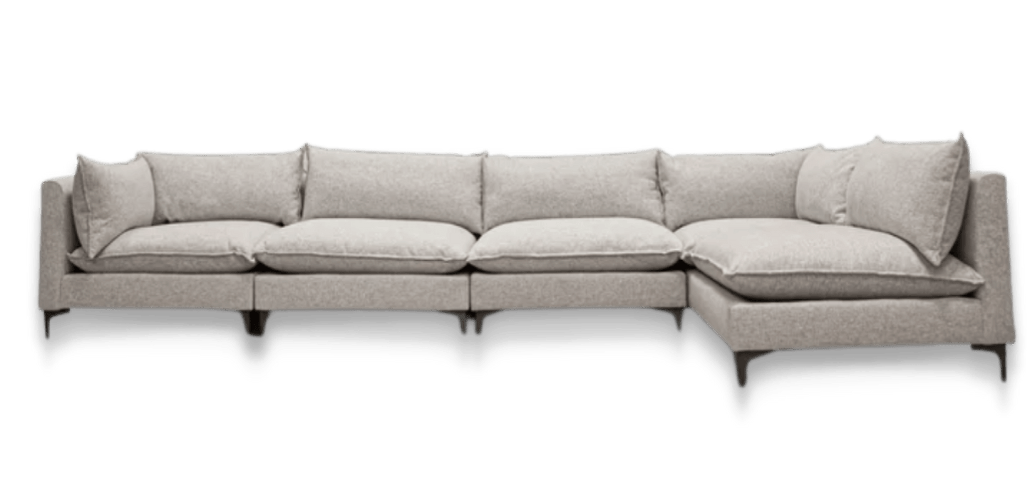 Hamilton 6 - Piece Upholstered Sectional - We Live Cozy