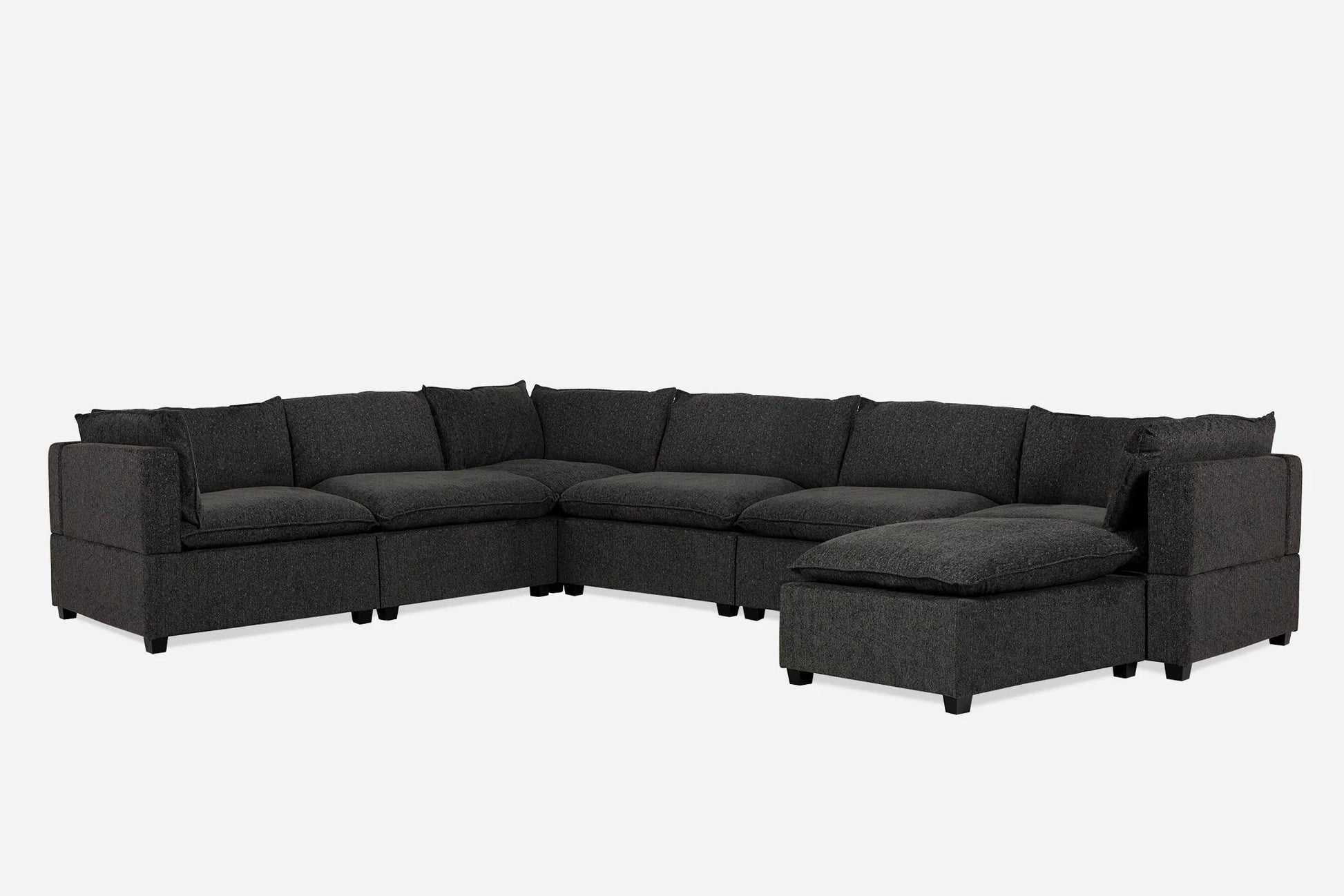 Kova Grand Corner + Ottoman - We Live Cozy