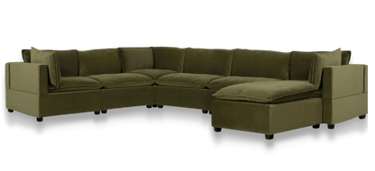 Kova Grand Corner + Ottoman - We Live Cozy