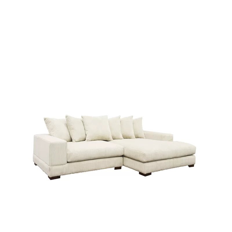 Luxe 2 - Piece Upholstered Sectional - We Live Cozy